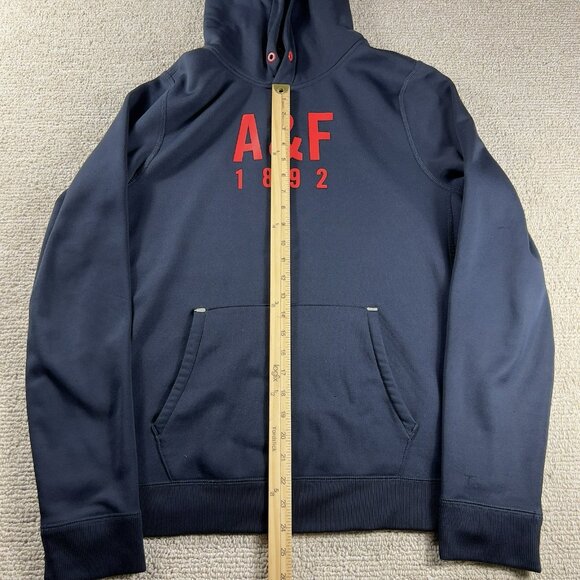 Abercrombie and Fitch Active Hoodie Blue Red Men’s Size Large - Picture 4 of 7